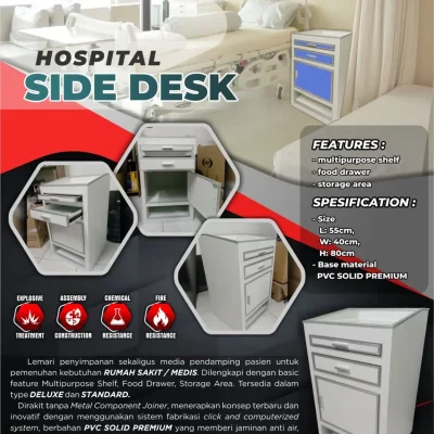 bedside cabinet rumah sakit